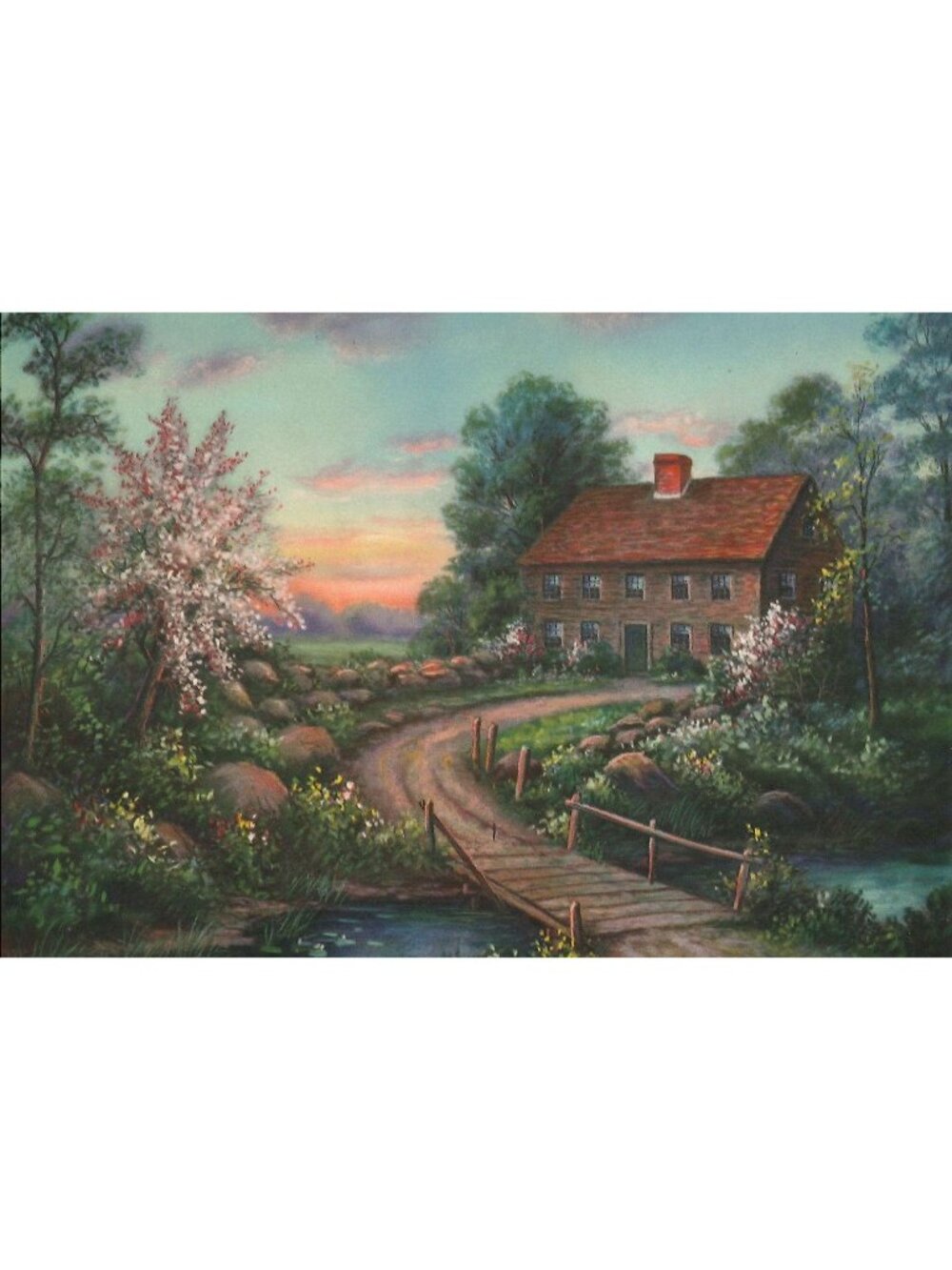 🎨 2 for $20 🎨 Vintage Calendar Print "Birthplace of Daniel Webster" 6x7